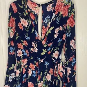 Navy blue Short romper